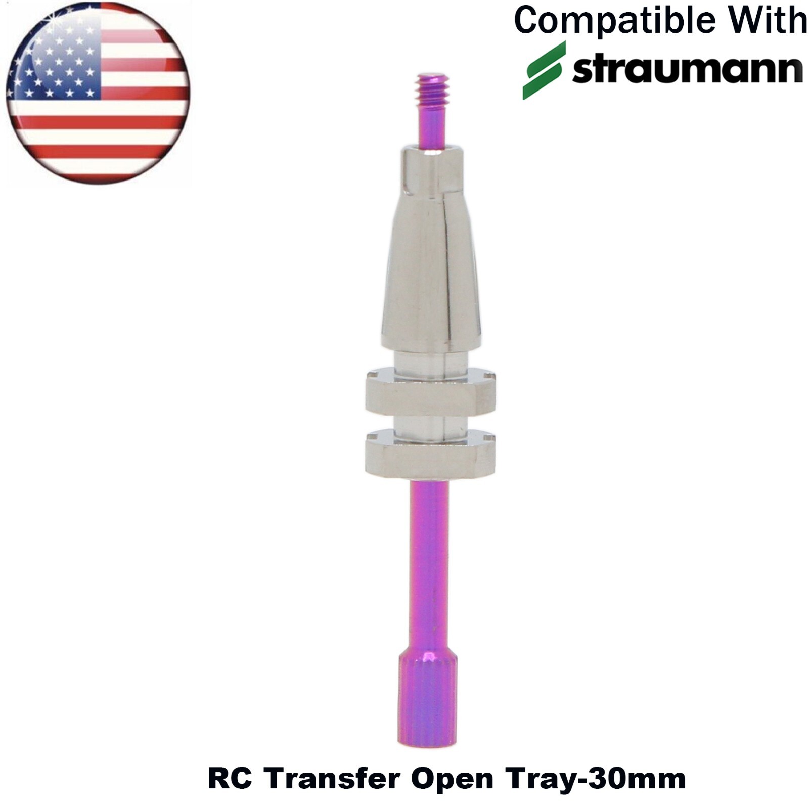 US Dental Impression Coping Open Closed Tray NC RC Transfer Fits Straumann ITI
