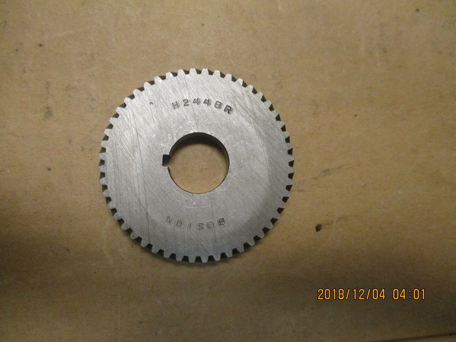 NEW OTHER, BOSTON H2448R HELICAL GEAR, 48 TEETH, R.H. 24 DP, 5/8″ BORE, KY WY.