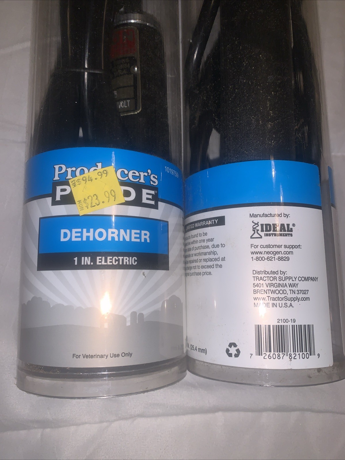 2 Producers Pride 1″ Electric Dehorner 260w 110v Plug-In 1019759. New E