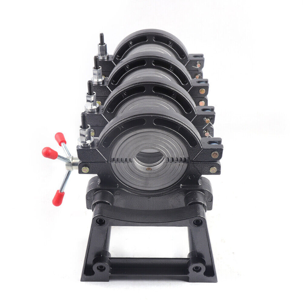 HDPE PP PE Butt Fusion Welding Machine Manual Piping Pipe Fusion Welder 4 Clamps
