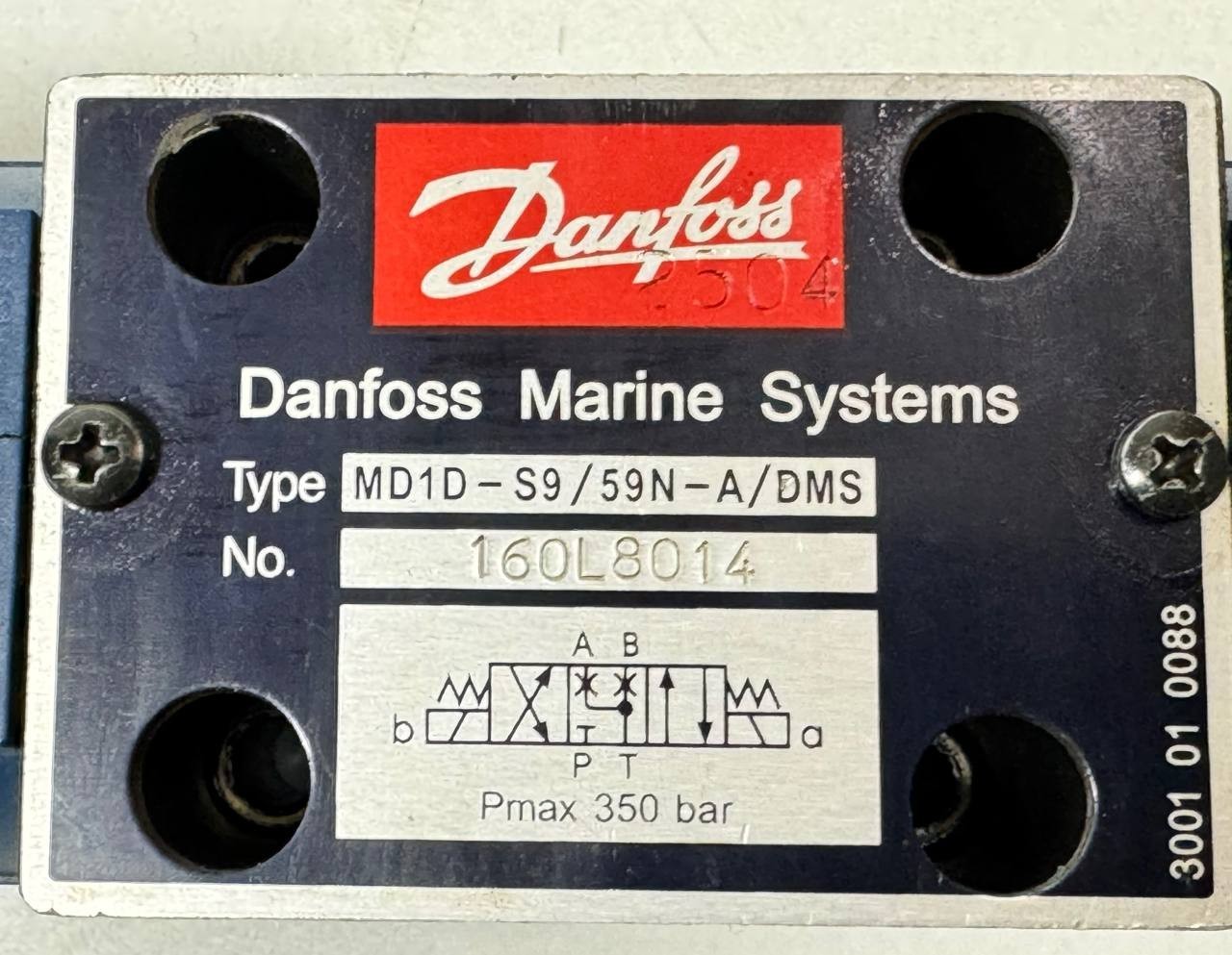 DANFOSS MD1D-S9/59N-A/DMS Solenoid-operated Directional Control Valve 160L8014