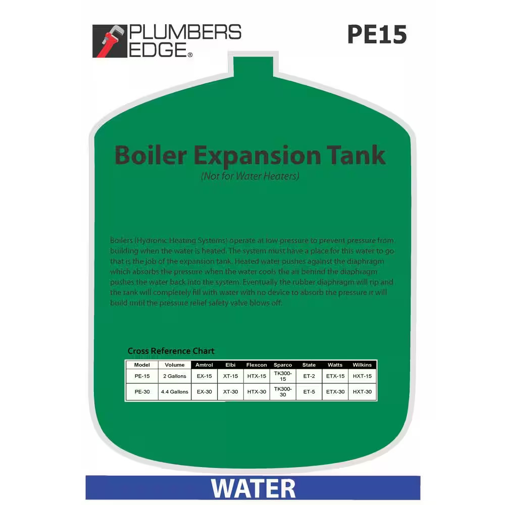 Plumbers Edge 15 Expansion Tank