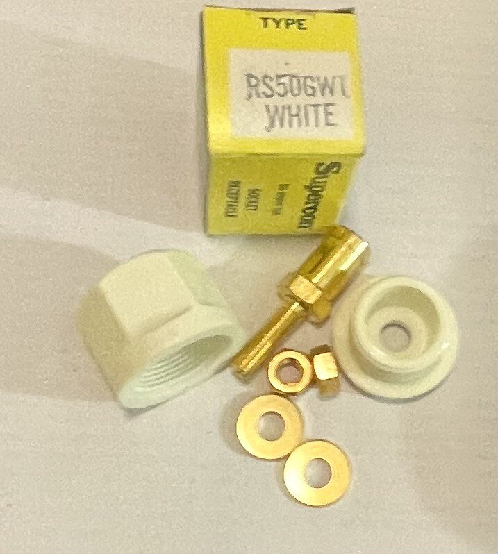Superior Electric Supercon RS50GWT 50 Amp White Socket Qty 1