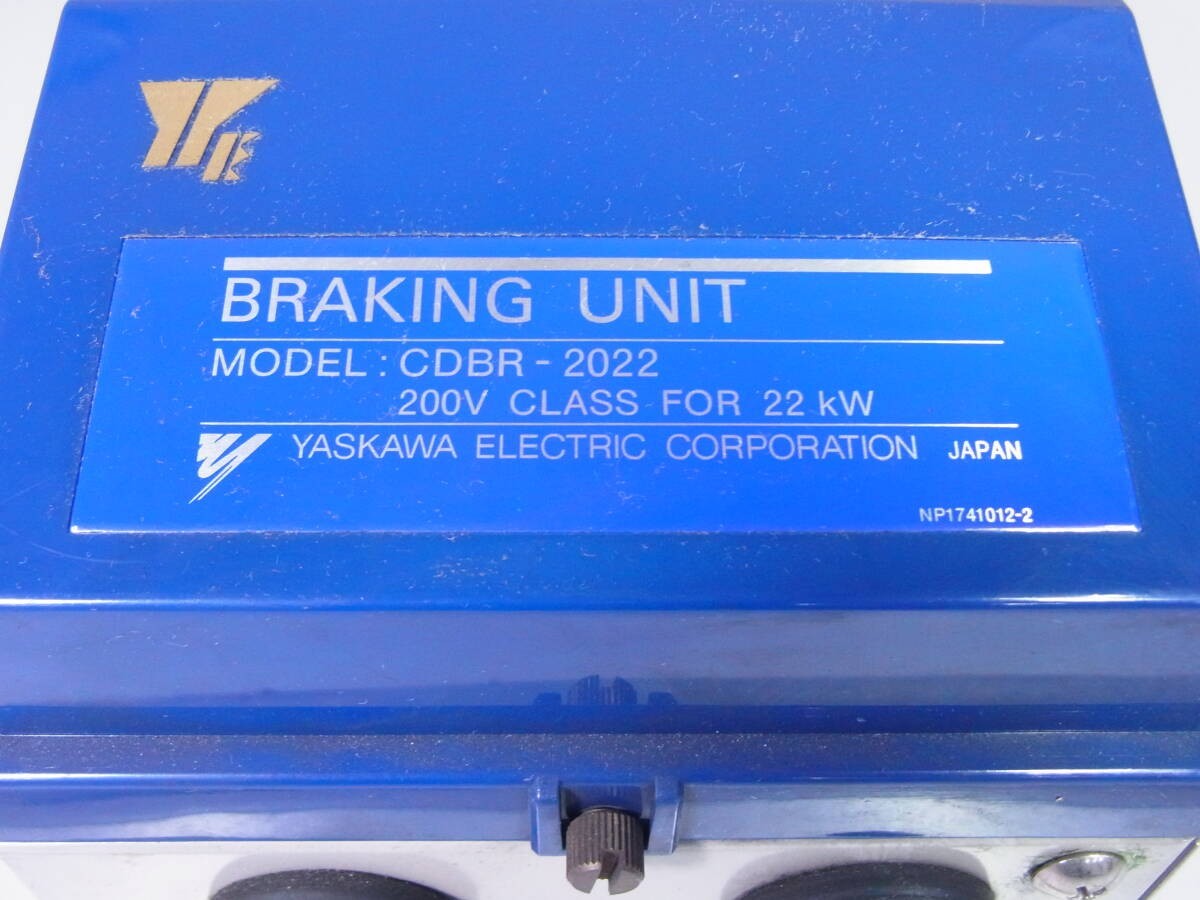 YASKAWA CDBR-2022 Braking Unit 200V 22kW US Free TAX From Actual Machine