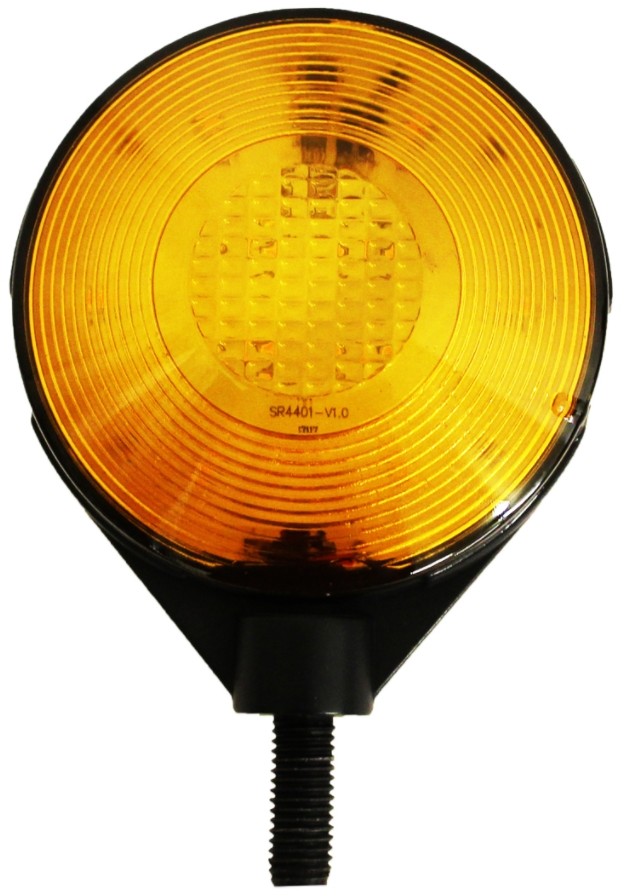 New LED Amber Flashing Light with Built-In Flashing Unit