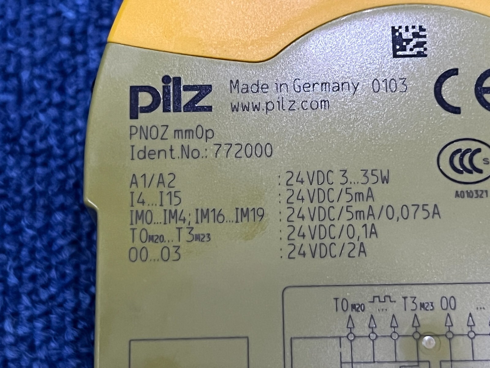Pilz PNOZ mm0p 772000 TESTED Fast Shipping
