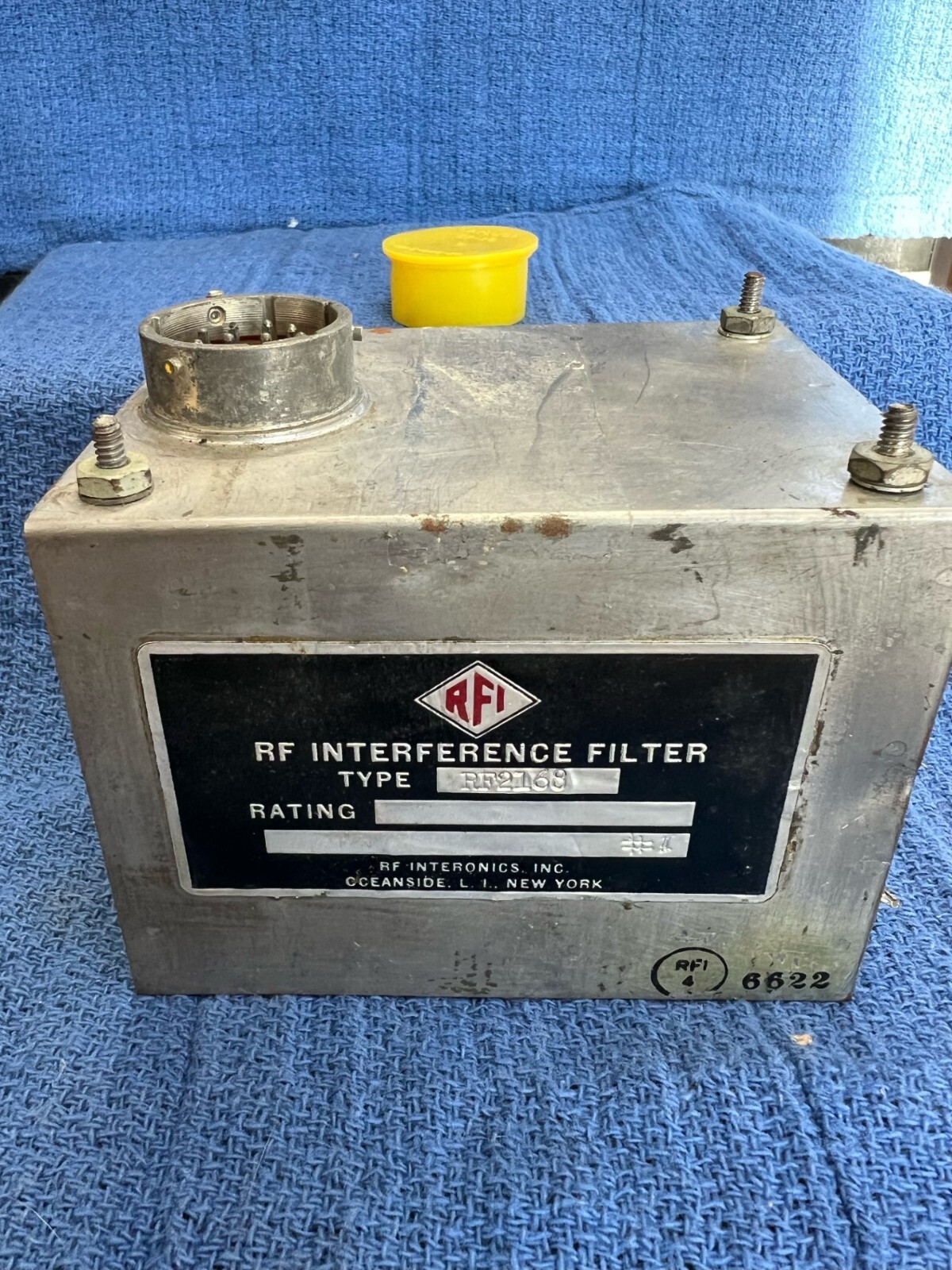 RFI INTERONICS RF INTERFERENCE FILTER TYPE 2168 POSSIBLY AVIATION