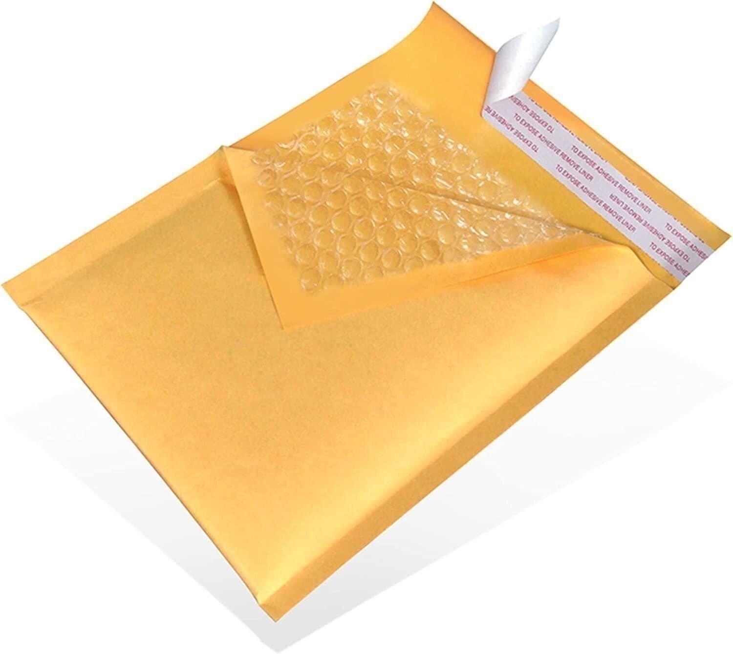 500 #0 6×10 Kraft Paper Bubble Padded Envelopes Mailers Shipping Case 6”x10”