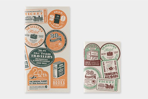 Traveler’s Notebook 20th Anniversary Refill Baby 5pcs Set Traveler’s Company