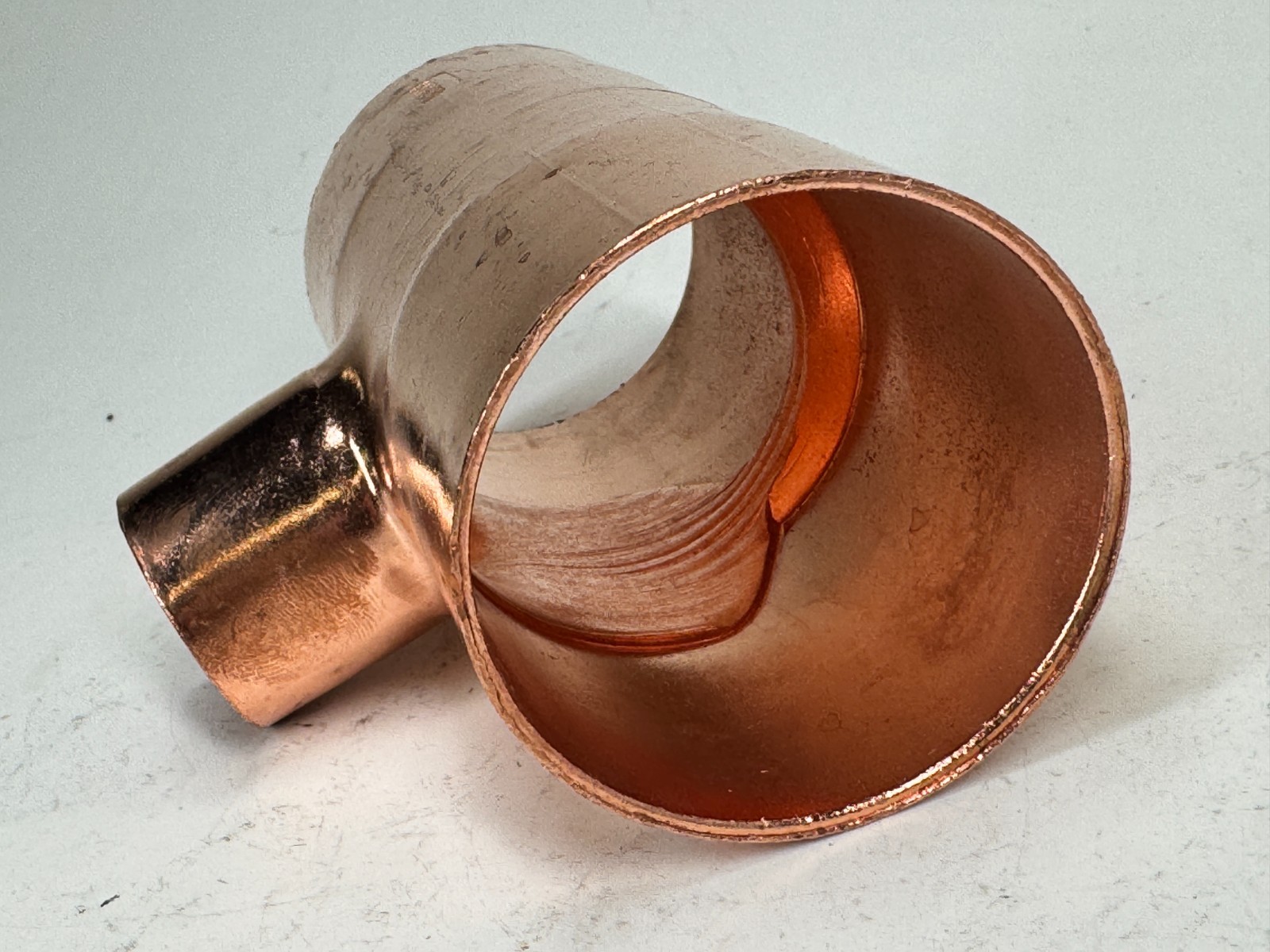 NIBCO Reducing Tee 2″ x 2″ x 1″ CTS C x C x C Solder Joint Copper Sweat Fitting