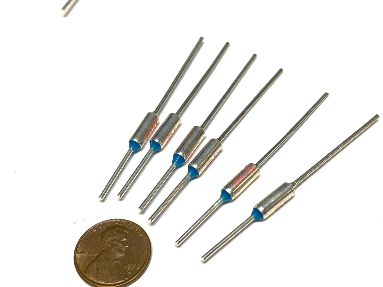 6 Pieces TF 125C 257F Thermal Fuse cutoff ry mini micro metal 15A 250V A32