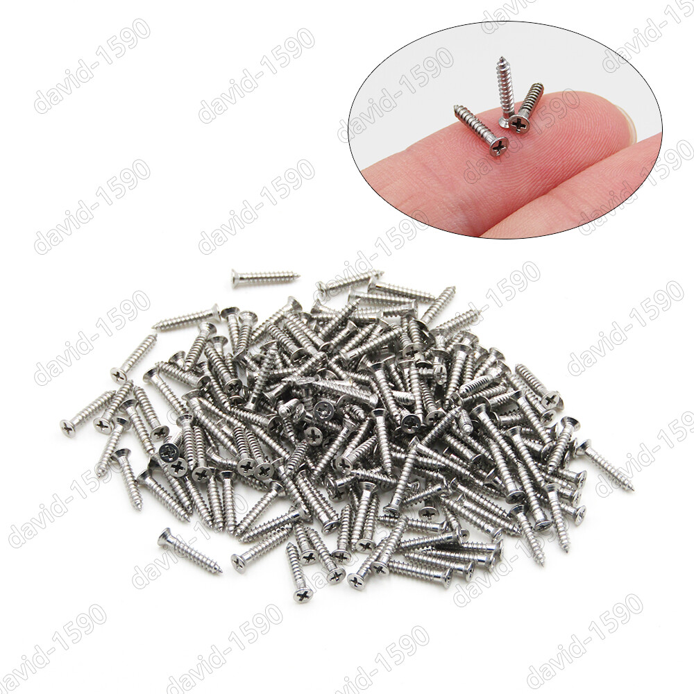 304SS Phillips Countersunk Flat Head Small Self Tapping Screws M1 M1.2 M1.4 M1.7