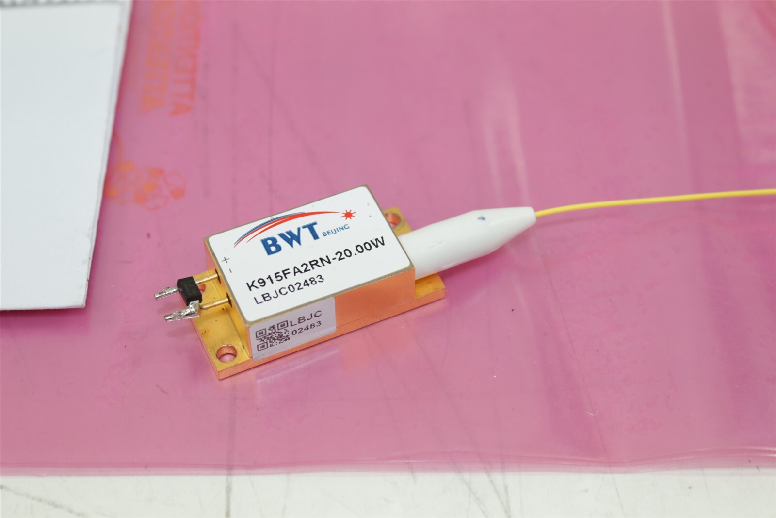 BWT K915FA2RN-20.00WN0N-10522C15ENA4 Laser Fiber Optical Cable Diode 20W/915nm