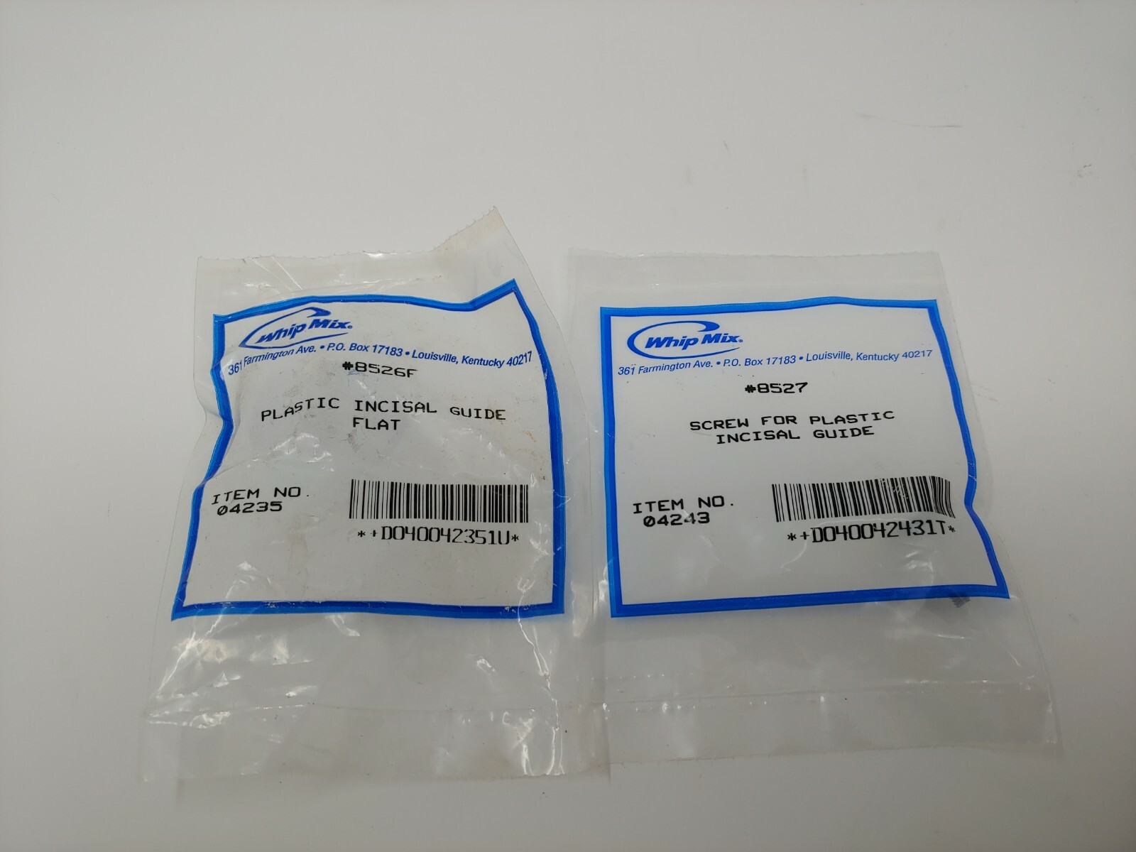 Whip-Mix Whipmix Plastic Incisal Guide Flat 8526F & Screw 8527 for Articulator