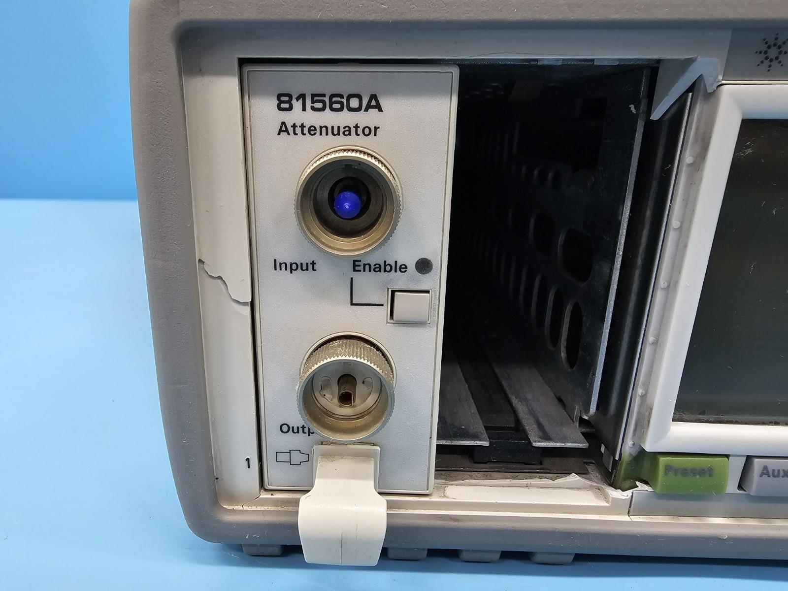 AGILENT 8163A Lightwave Multimeter , 81560A Optical Attenuator /w 11593A