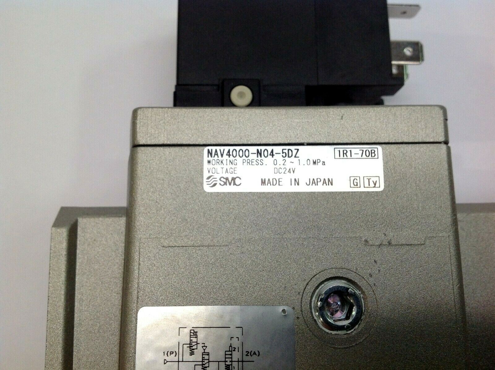 SMC NAV4000-N04-5DZ Soft Start Solenoid Valve
