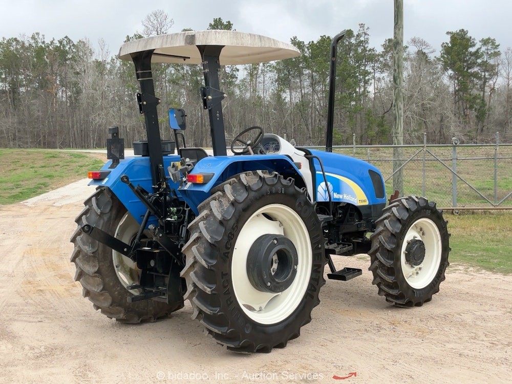 2013 New Holland TD5060 4WD Diesel Tractor Utility Ag Farm 105hp PTO 3PT bidadoo