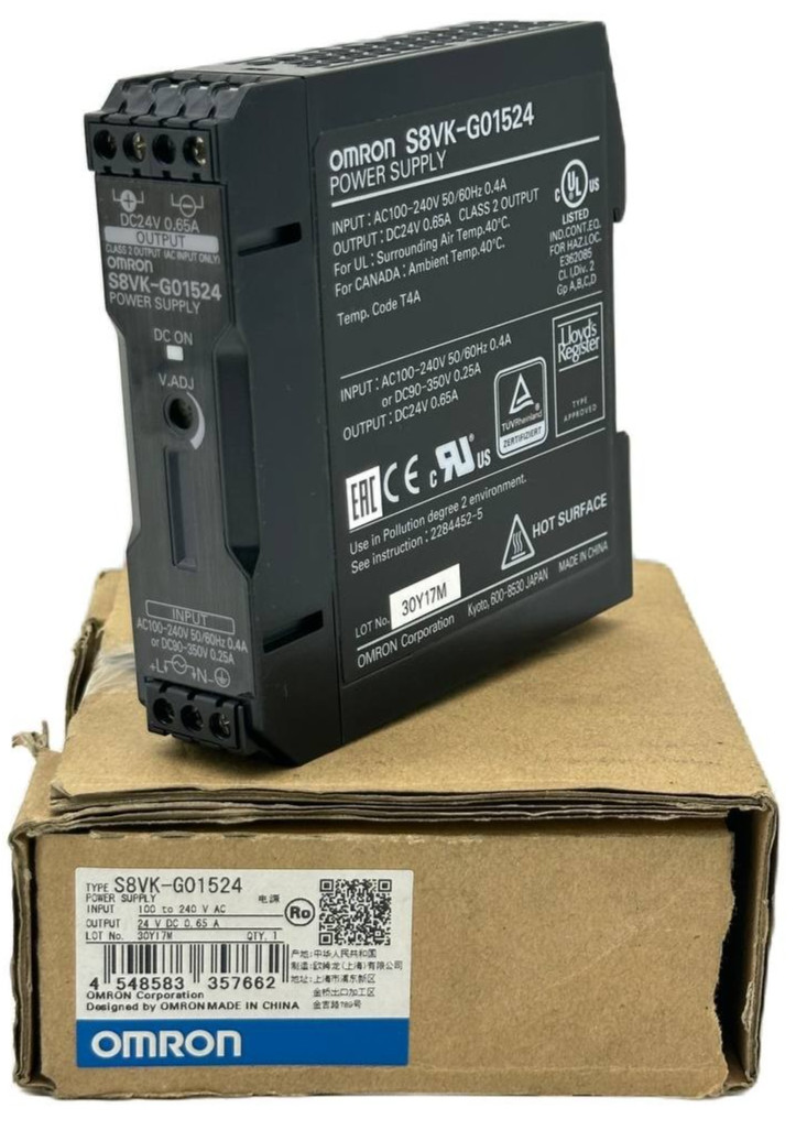 OMRON S8VK-G01524 SWITCH MODE POWER SUPPLY (SMPS)