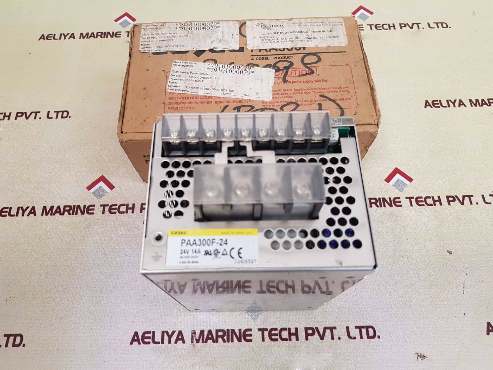 Cosel PAA300F-24 Power Supply Unit 24V 14A