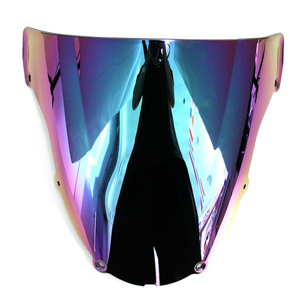 Double Bubble Windshield for 2003-2004 ZX-6R ZX636 Deep-Iridium
