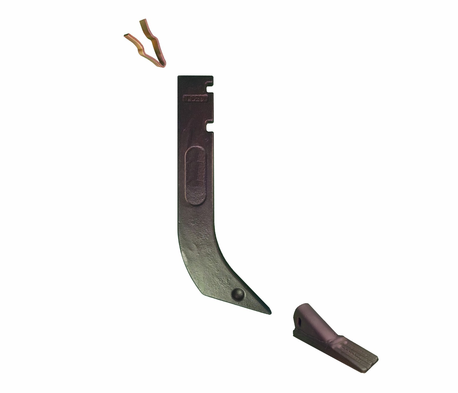 1 – Gannon Scraper Box Shank w Scarifier Tooth & Clip – H920 , 8075 , K1306