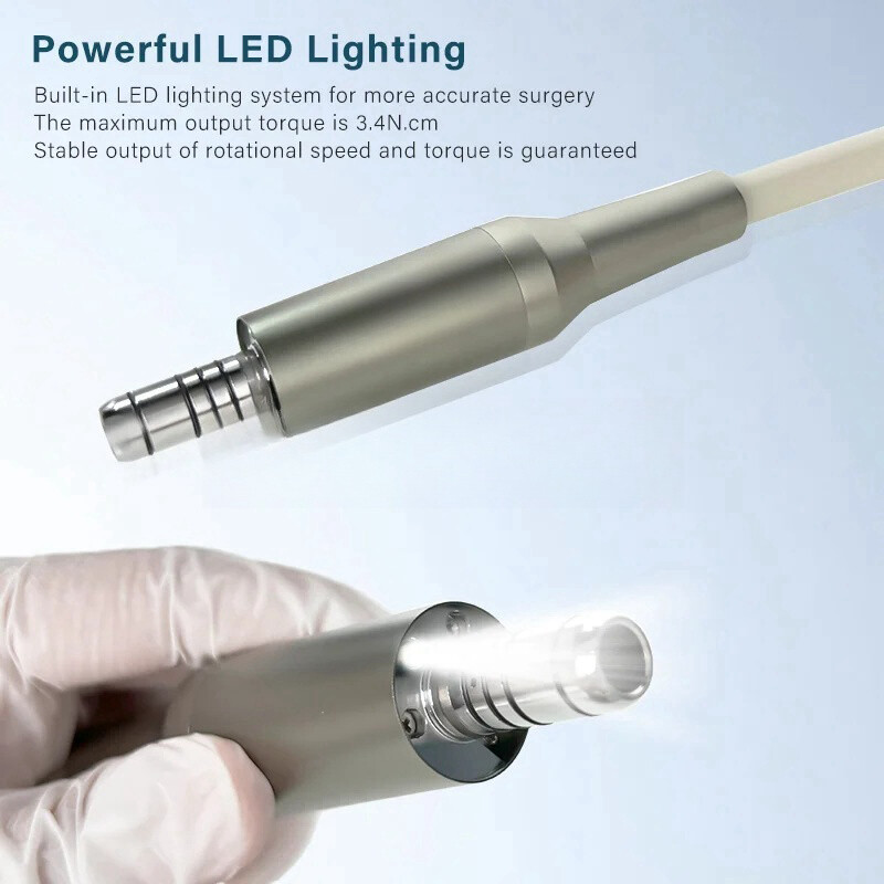 Dental Brushless LED Electric Motor 1:1/1:5/16:1 Handpiece For Lab Practice ty