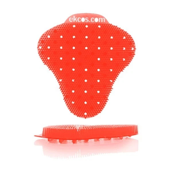12/pack Ekcos Innovations EKS-10R-12 Ekcoscreen Urinal Screen Red/Melon