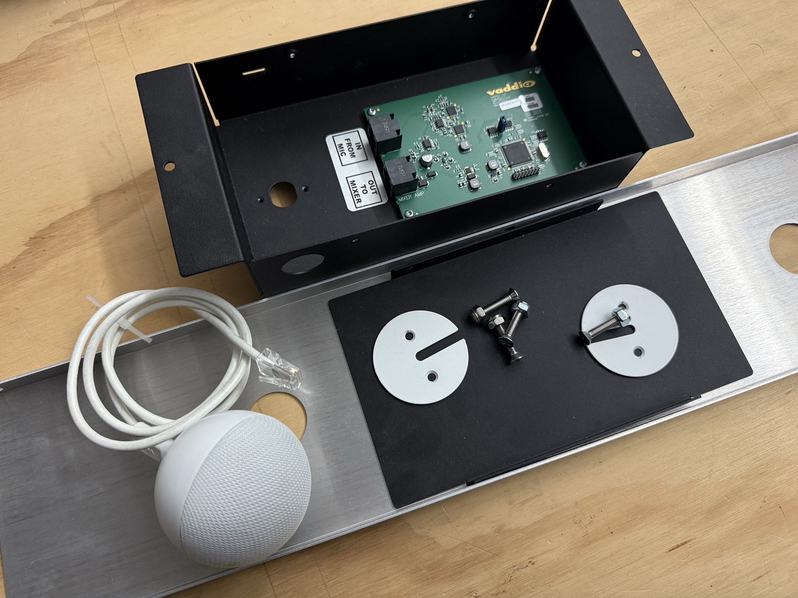 VADDIO Ceiling Mic System, with/ Mic Drop Pod, 998-8510-000