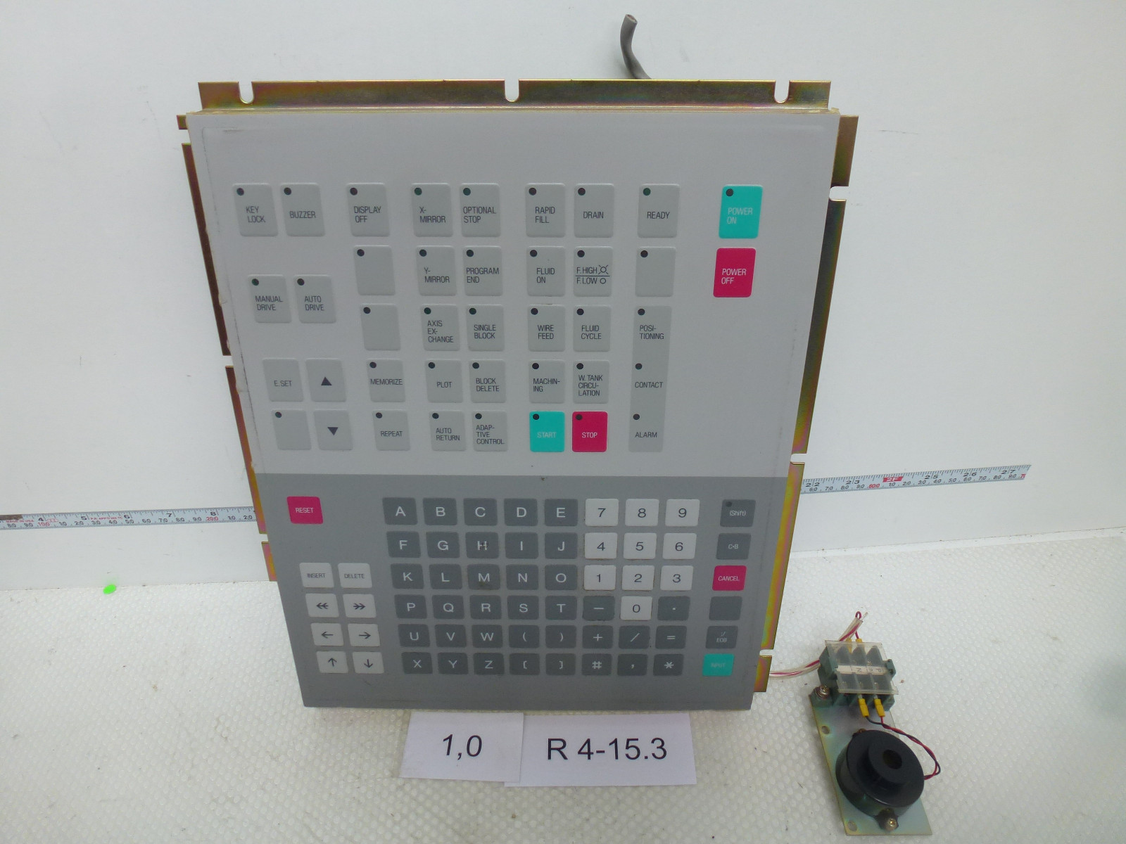 Mitsubishi Bko-Nc4115 Operator Panel removed from Wb402A-2