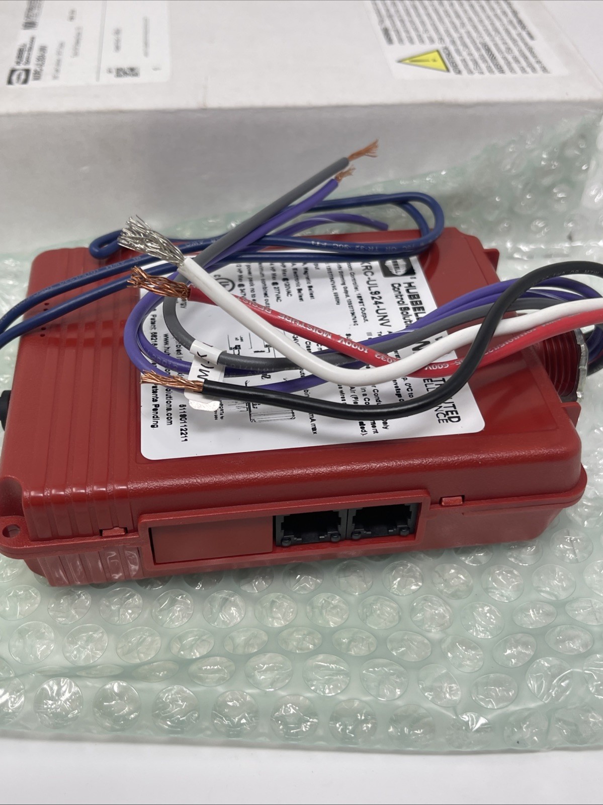 NEW HUBBELL NXRC-UL924-UNV EMERGENCY LIGHTING LOAD CONTROLLER 1-ZONE NX NXT SPST