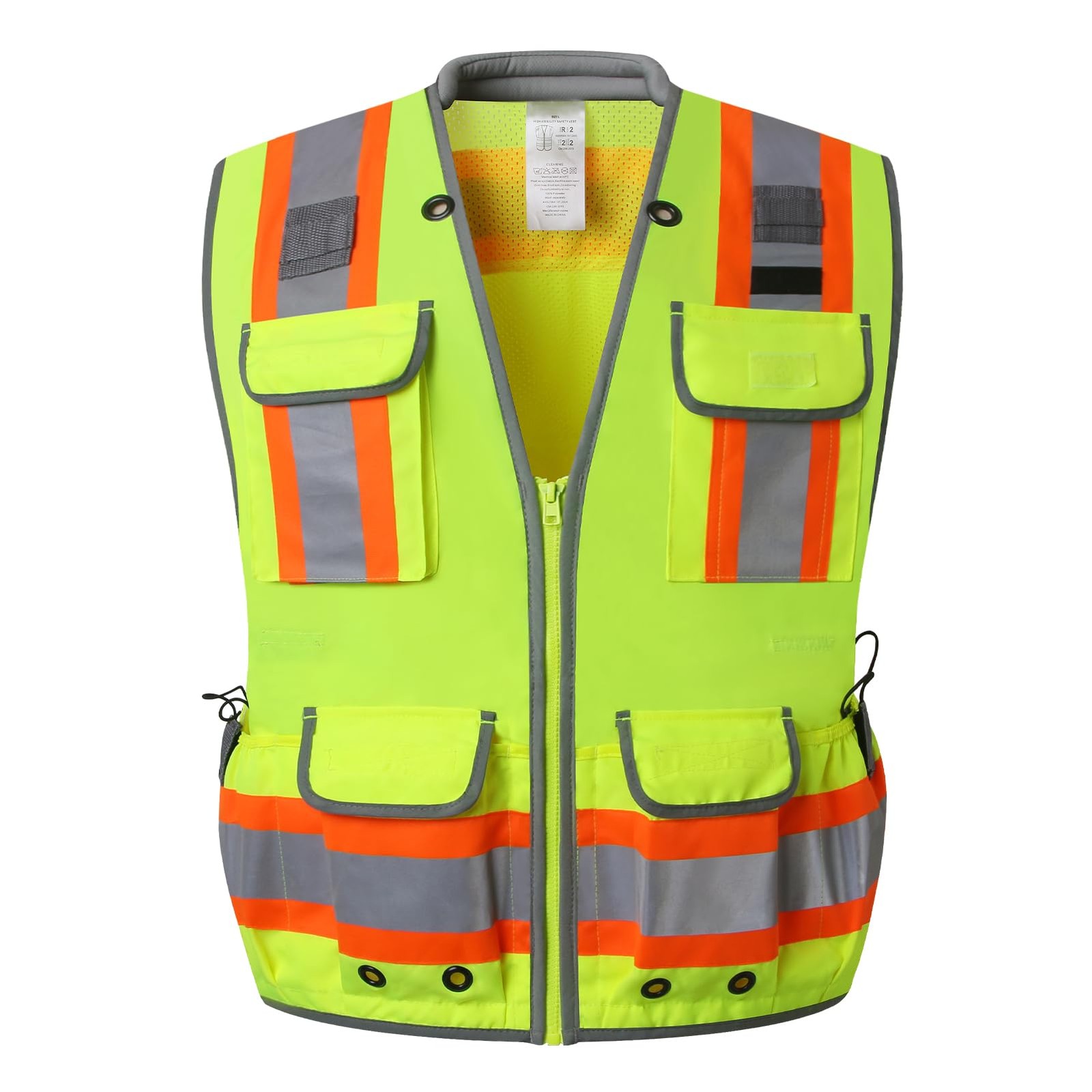 Surveyor Safety Vest for Men,Class 2 Heavy Duty Safety Vests Reflective High …