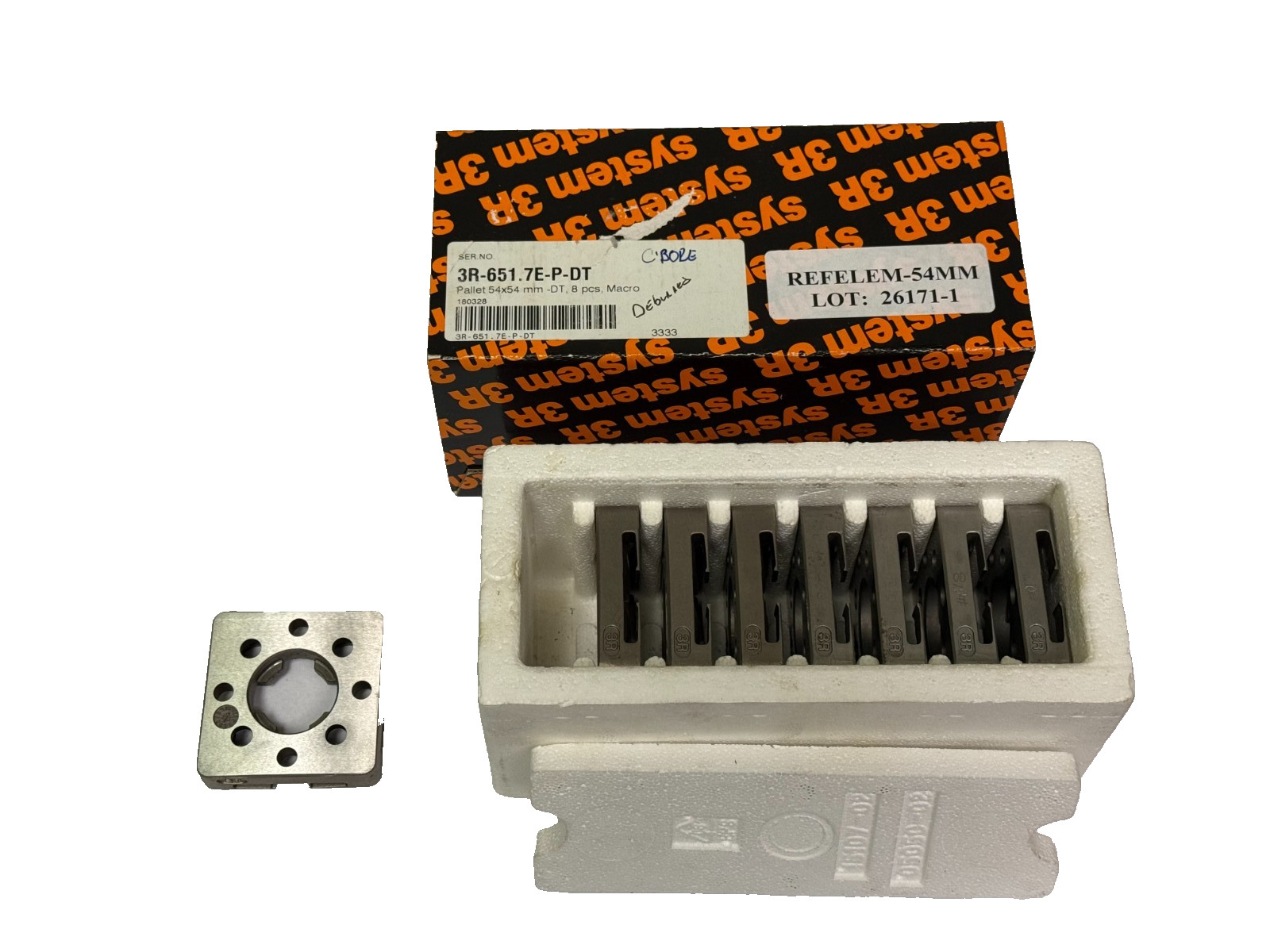 System 3R 3R-651.7E-P Macro HP, 54×54 Reference Elements/Pallets, QTY 8