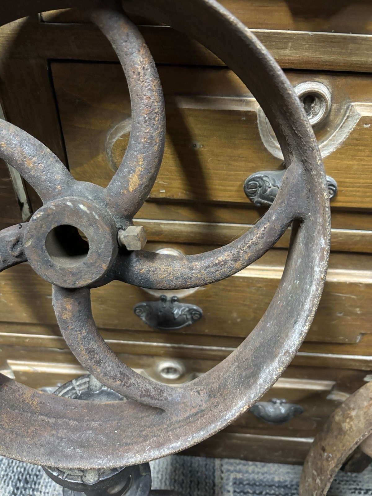 11 1/2 X 2 3/4 x 15/16″ FLAT BELT PULLEY LINE SHAFT HIT MISS ENGINE CI Lots 111