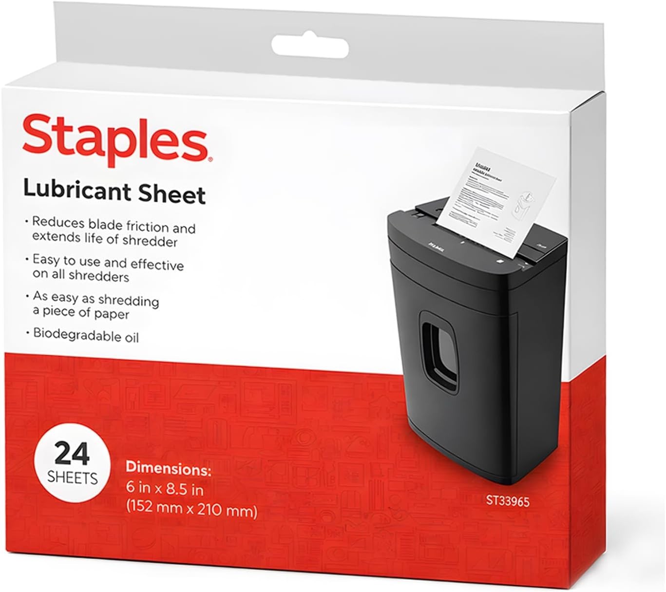 Shredder Maintenance Sheets, 24 Count – Easy Cleaning & Noise Reduction Solution