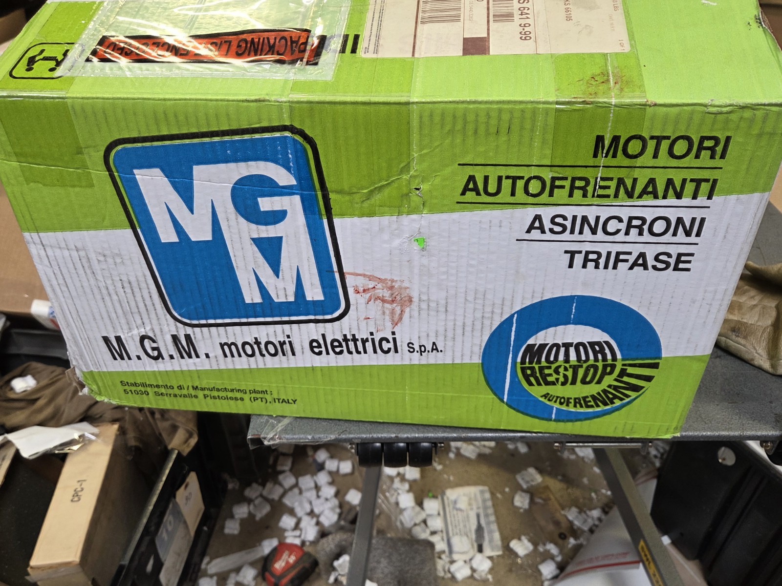 MGM BAPV-71-B4 Electric BRAKE Motor 3ph 200/400-230/460V 1400/1680rpm NEW OPEN