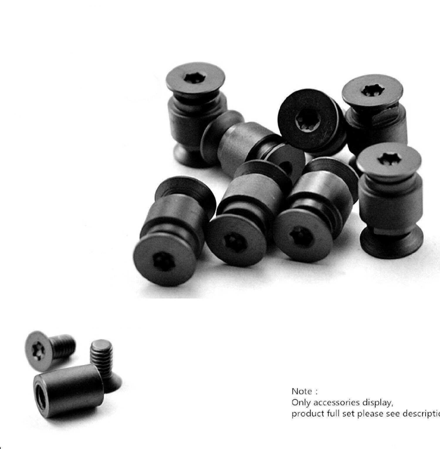 Titanium Alloy Tube Clip Whole Screws Set Kit for Spyderco C81 Paramilitary