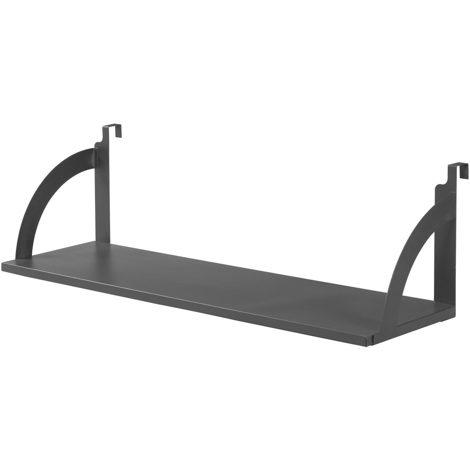 36″W Hanging Shelf Black For 1-3/4″ Partition/Cubicle Panels