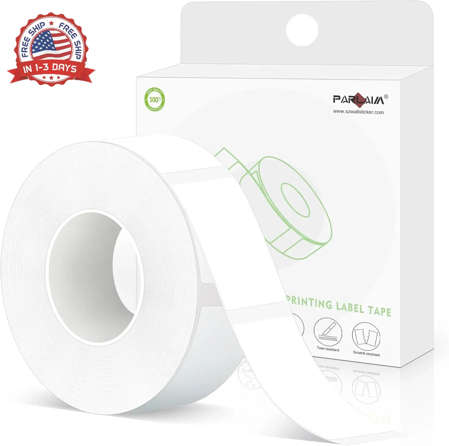 PARLAIM Label Maker Tape,Thermal Label 0.55″X1.18″ (14mm X 30mm) 210 Labels/Roll
