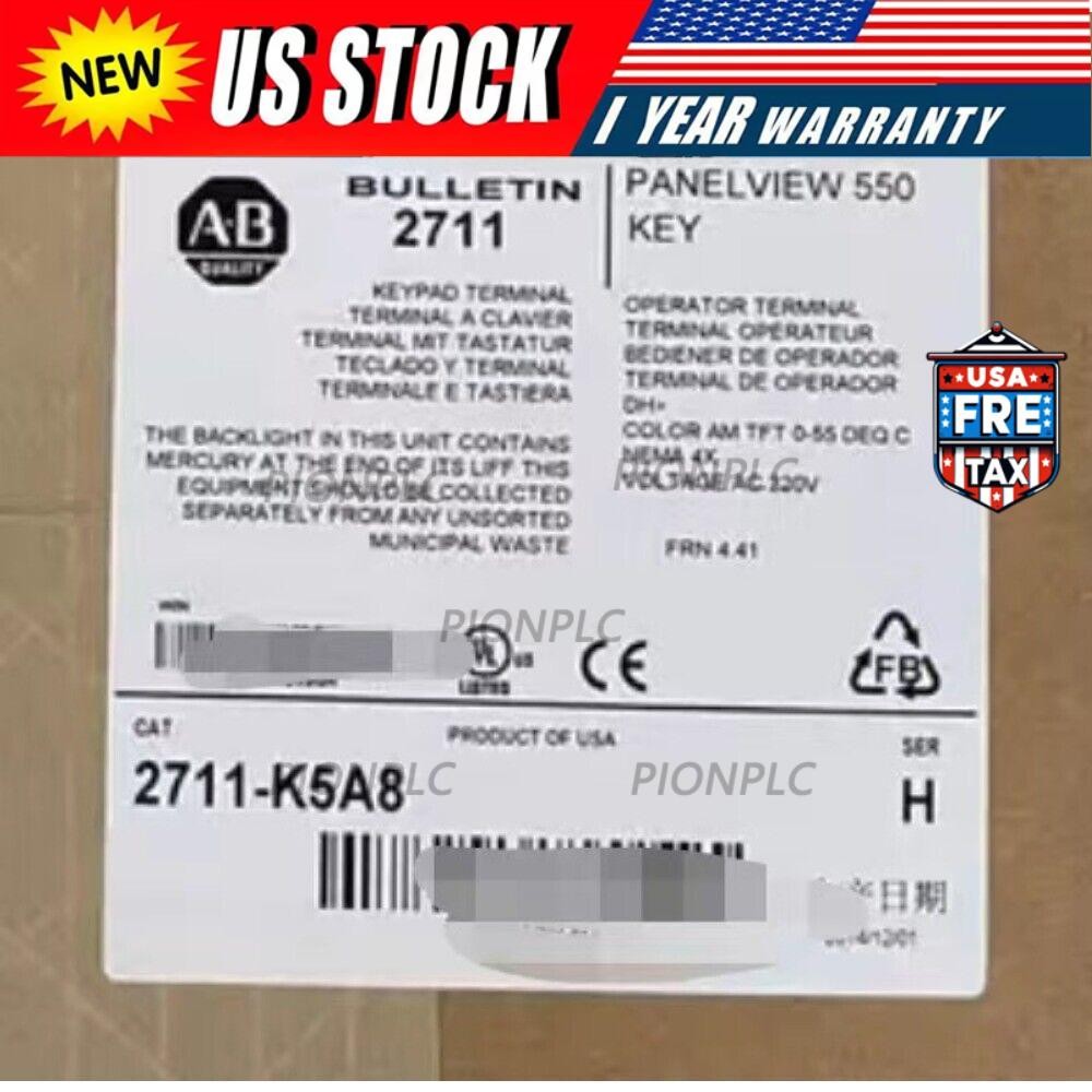 2711-K5A8 AB PanelView Standard Terminal Fast Shipping New 2711K5A8 US Free Tax