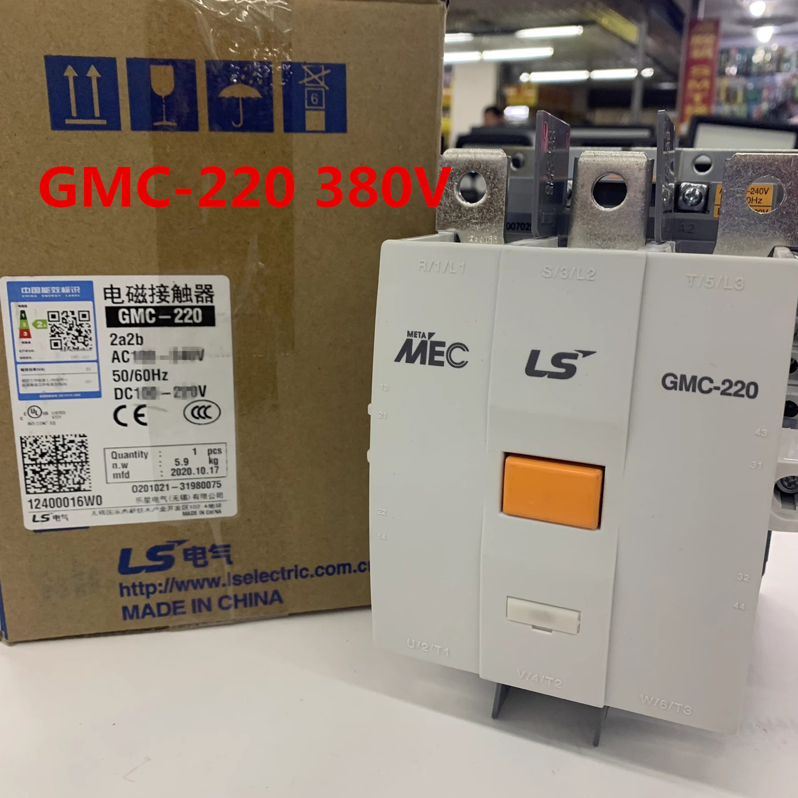 1pcs LS power GMC-220 AC/DC contactor 380V*jrc