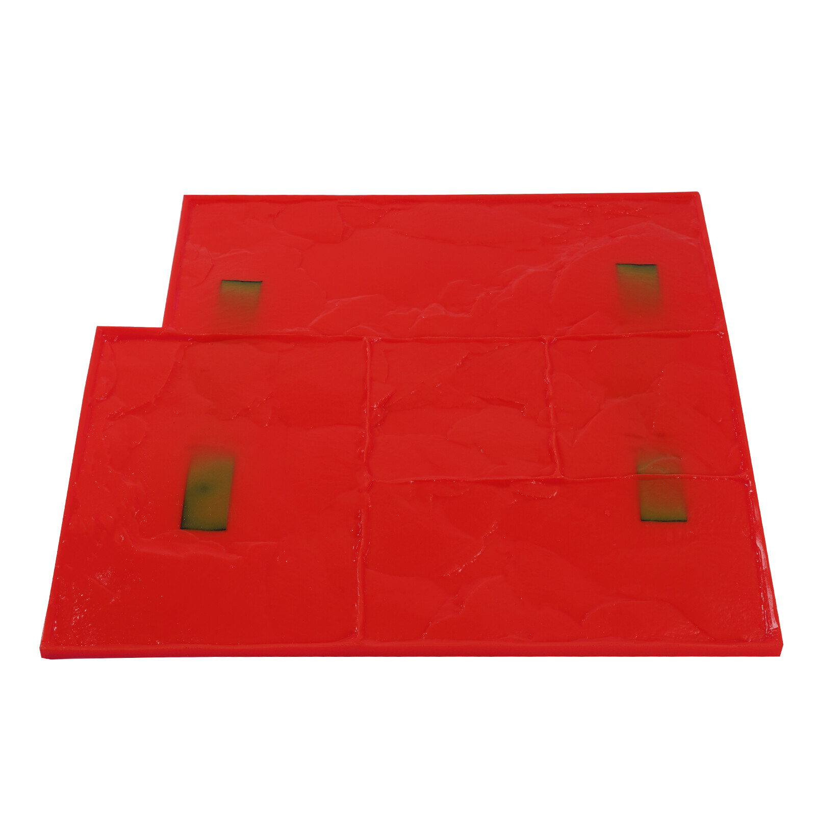 4Pcs Concrete Texturing Stamping Floor Cement Stamps Mold Mats Sets 24*24 Inch