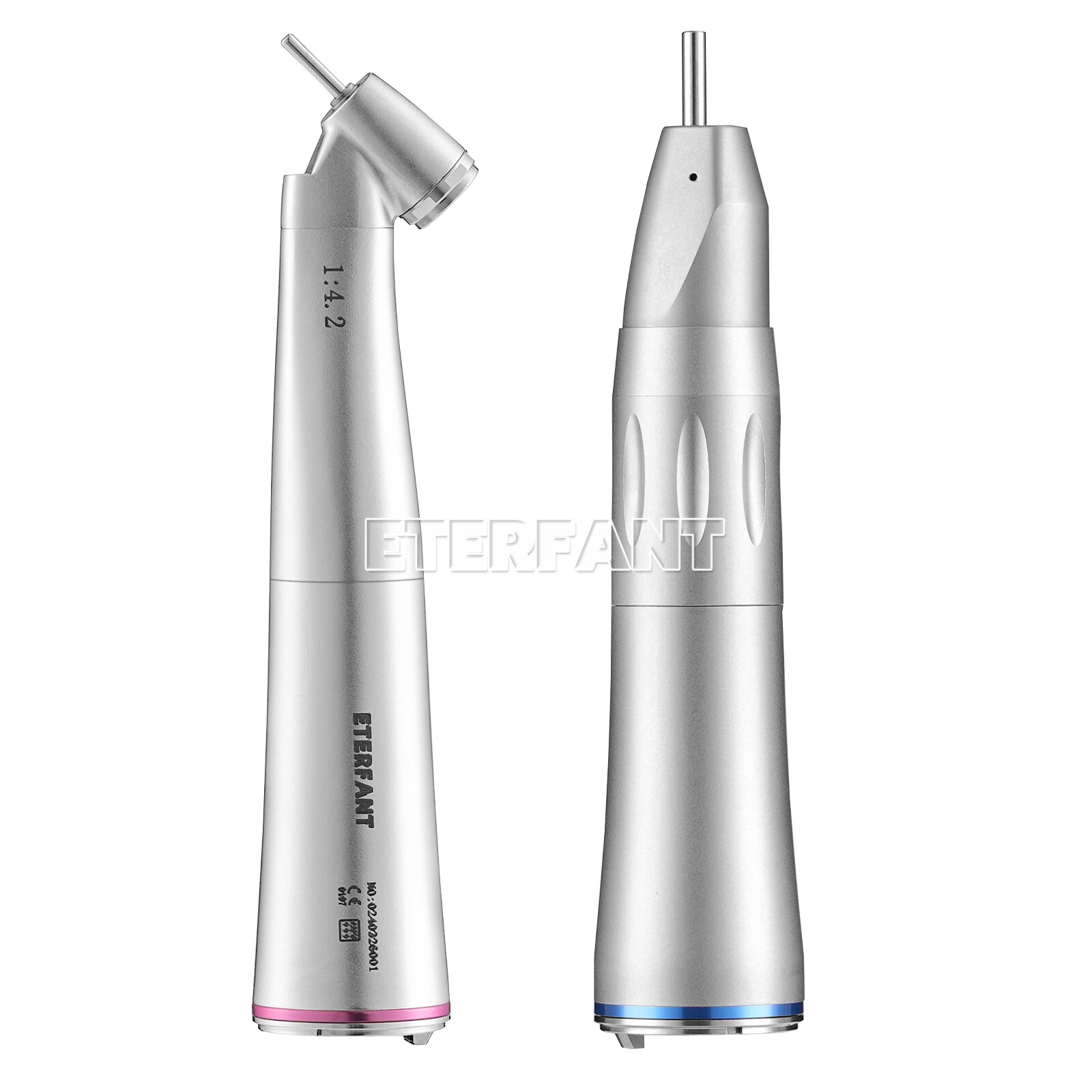 ENTERFANT Dental 1:1/1:4.2/20:1LED Fiber Optic Contra Angle Increasing Handpiece