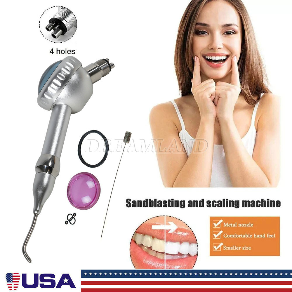 Dental Materials Air Prophy Sandblaster Use Sand Gun Air Polisher Odontologia 4H