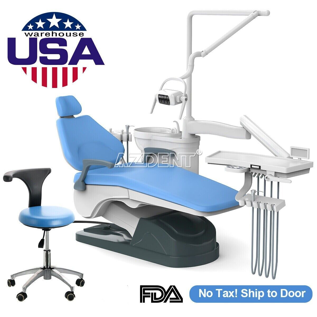 Dental Chair Unit Computer Controlled DC Motor/ Portable Moblie Delivery Unit 4H