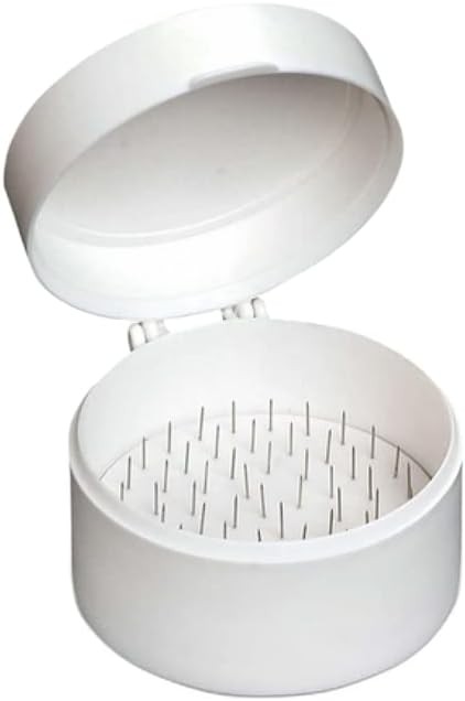 Plasdent 400CRD-1 Cotton Roll Holder White Round Style 3″