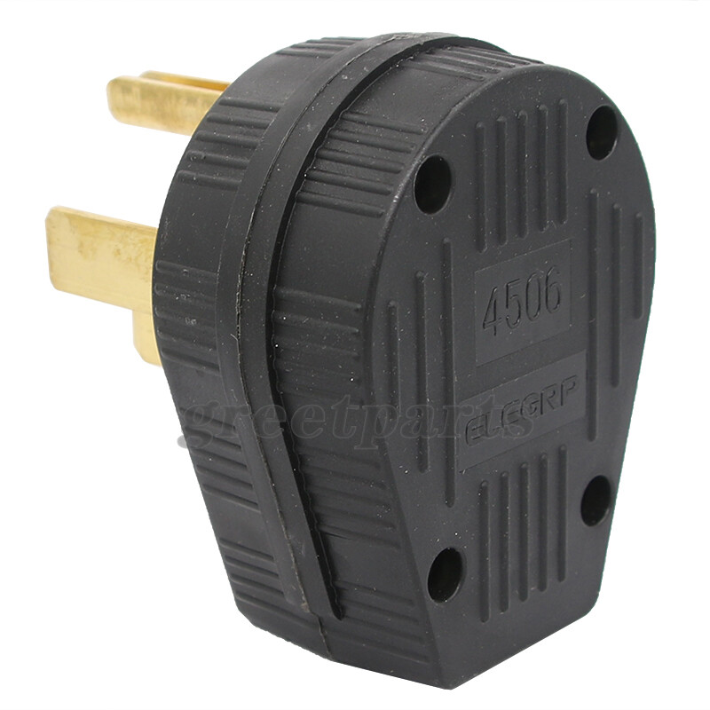 Fits NEMA 14-50p 50A 125-250V 4-Holes Plug DH Industrial Grade Straight Blade US