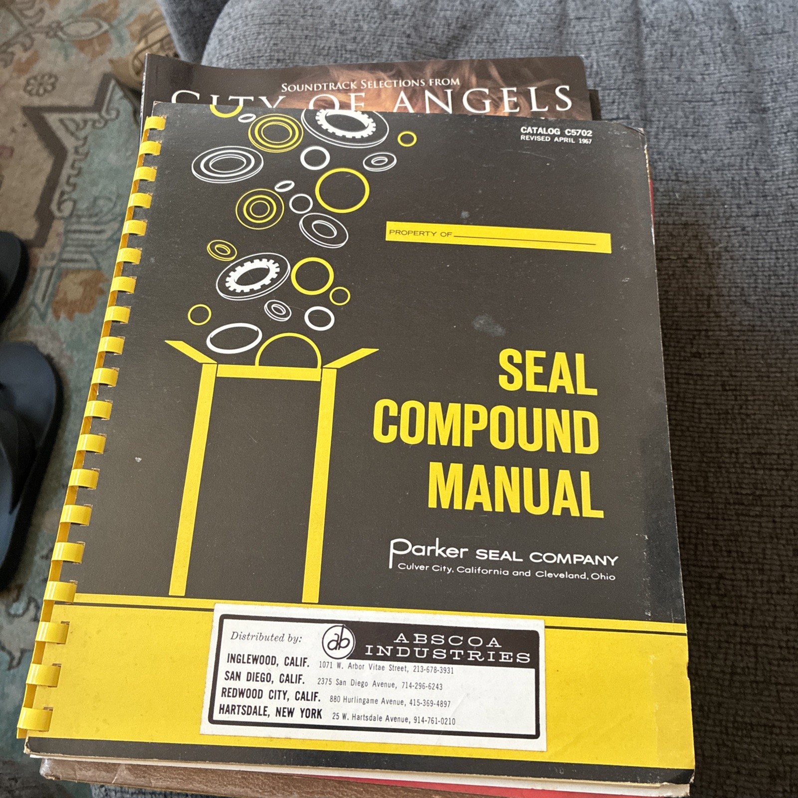 Rare Vintage 1967 Parker Seal Company Seal Compound Manual C5702 Catalog