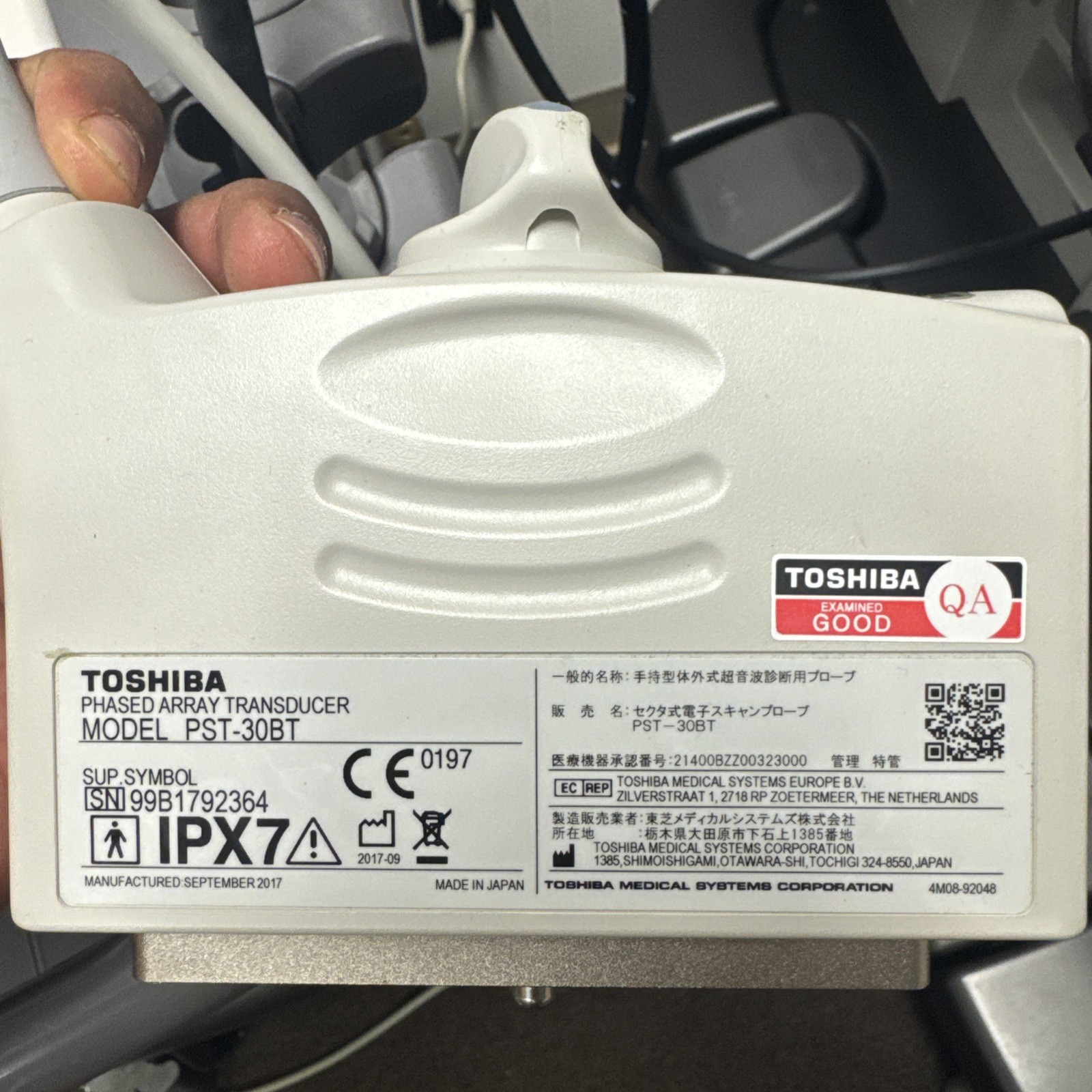 TOSHIBA APLIO 300CV Platinum Ultrasound 4 Probes PST-30BT PLT-704SBT PET-512MC