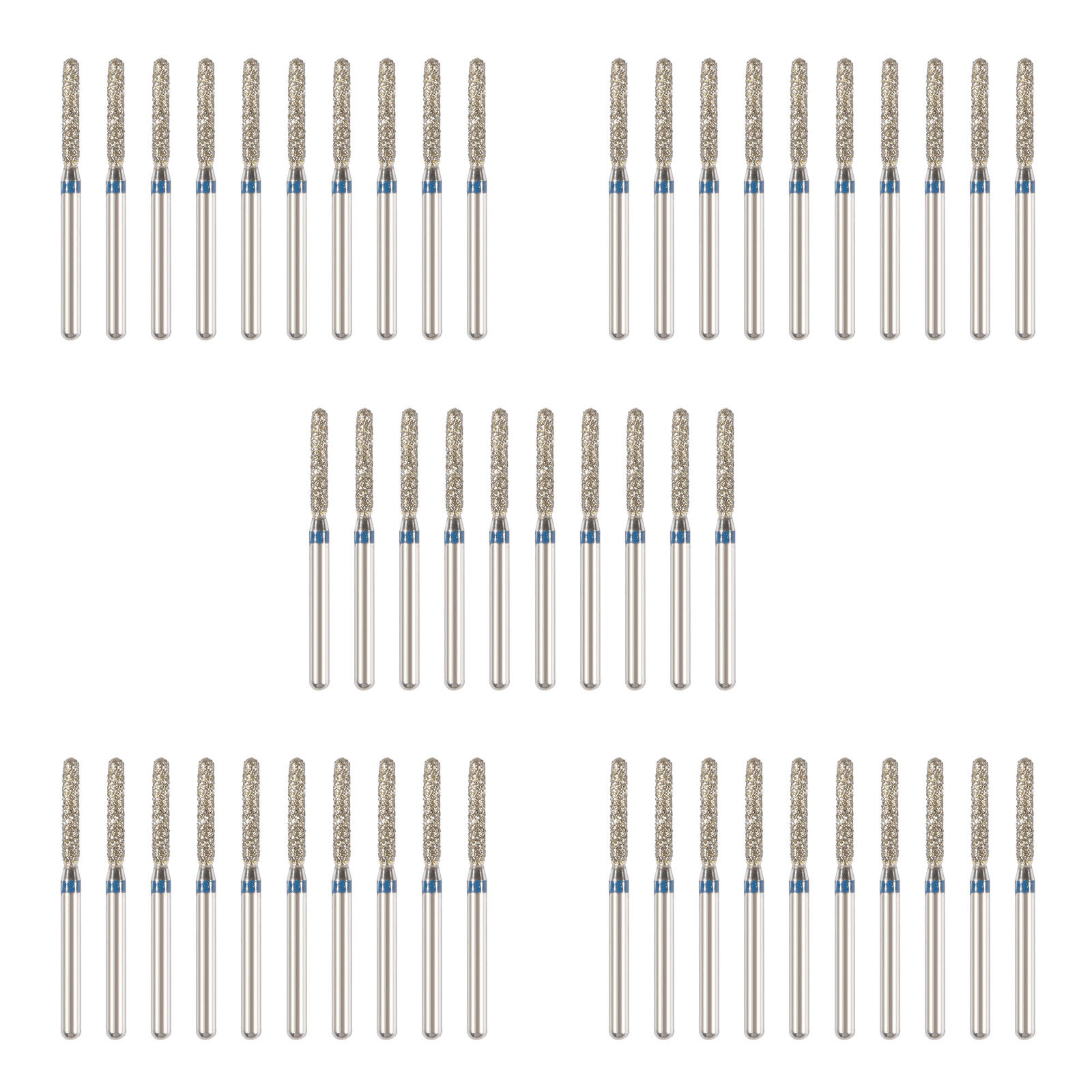 50pcs Dent Diamond Burs SR-12 FG 1.60 mm For High Speed Handpiece