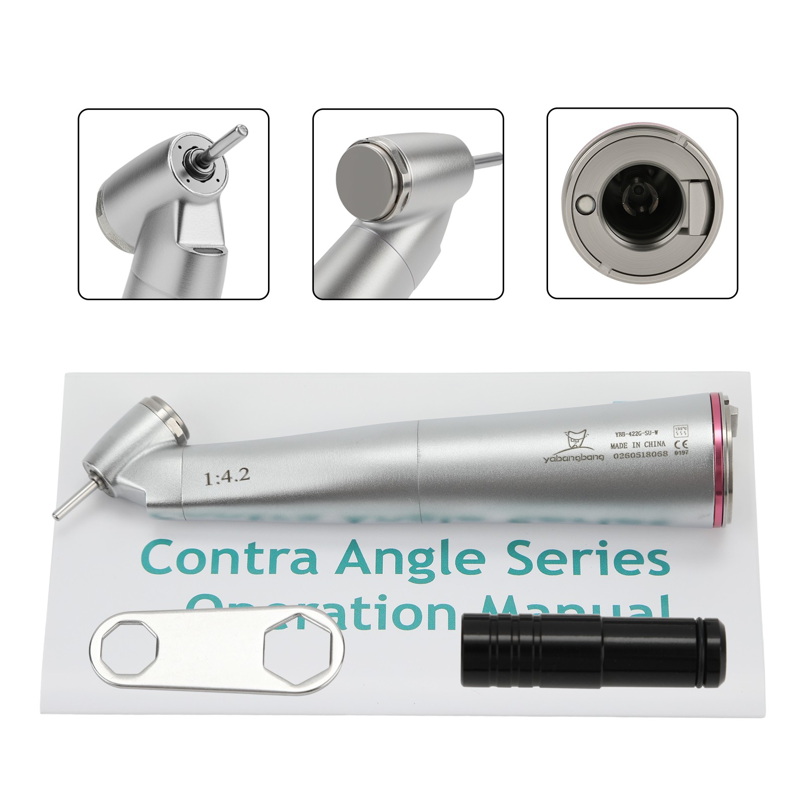 SANDENT 45 Degree Dental Contra Angle led surgical handpiece 1:4.2 Increasing